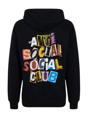 Bluza z kapturem Anti Social Social Club czarna