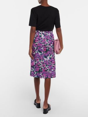 Midi suknja s cvjetnim printom Dries Van Noten