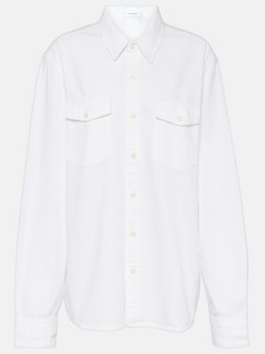 Camicia jeans Wardrobe.nyc bianco