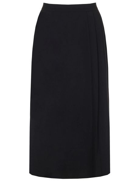 Однотонная юбка миди Ummaya черная