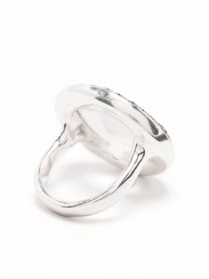 Křišťálový prsten Rosa Maria stříbrný