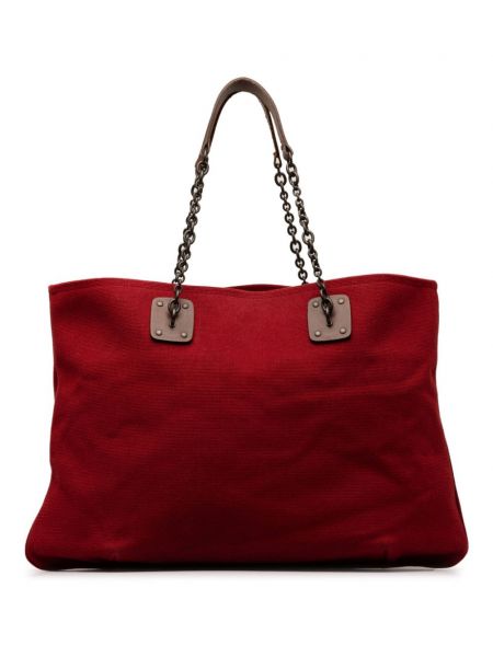 Nakupovalna torba Bottega Veneta Pre-owned rdeča