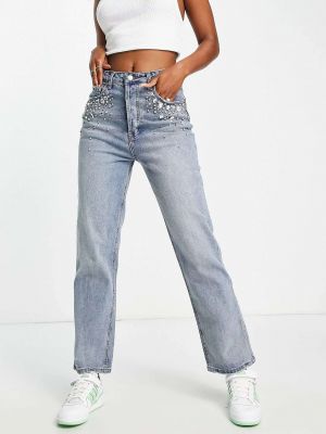 Прямые джинсы с карманами Signature 8