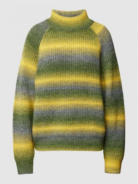 Dzianinowy sweter ze stójką Jake*s Casual żółty