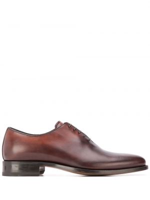 Spitzen schnür oxford schuhe Scarosso braun