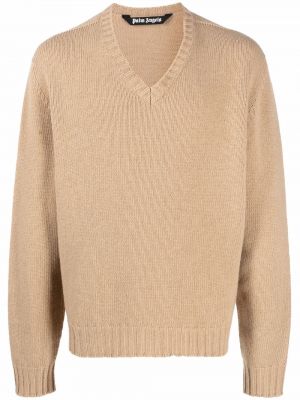 Pullover mit paisleymuster Palm Angels beige