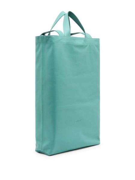 Leder shopper handtasche Marsèll grün