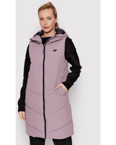 4F Vestă H4L22-KUDP002 Violet Regular Fit