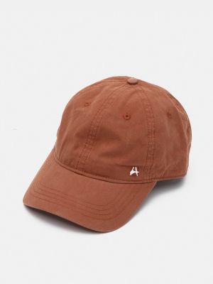Gorra de algodón Aranda marrón