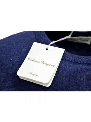 Jersey de cachemir de tela jersey Cashmere Company azul