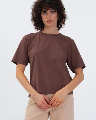 Marškinėliai Aligne ruda