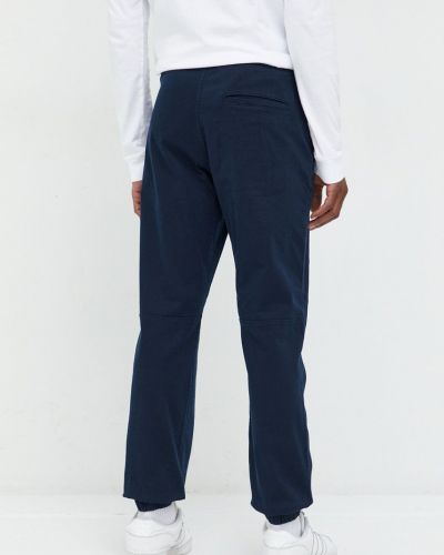 Pantaloni Abercrombie & Fitch albastru
