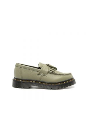 Loafers Dr. Martens zielone