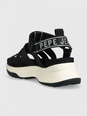 Sandale cu platformă Pepe Jeans