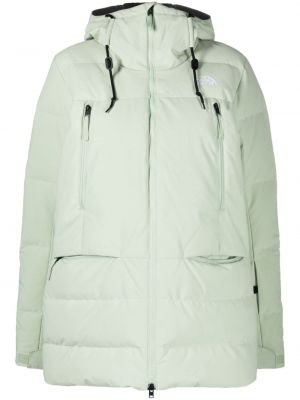 Slēpošanas jaka ar kapuci The North Face zaļš