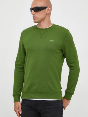 Bluza bawełniana z nadrukiem Joop! zielona