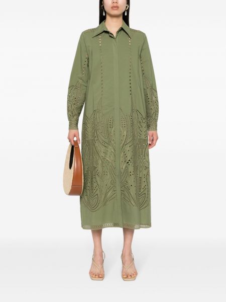 Šaty Alberta Ferretti zelené
