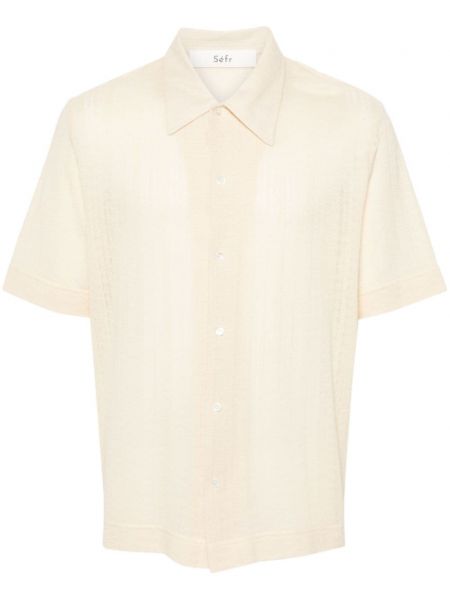 Siuvinėta marškiniai Séfr balta