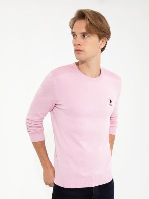 Пуловер U.s. Polo розовый