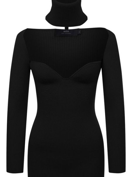 Кашемировый пуловер Arch4 черный