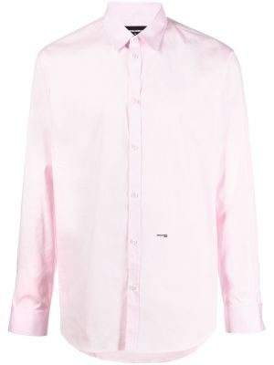 Риза с принт Dsquared2 розово