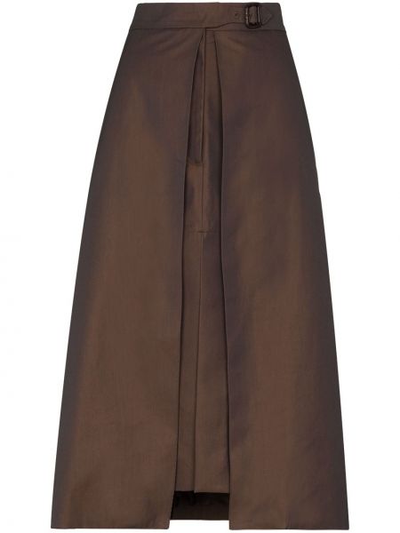 Falda de tubo ajustada Eftychia marrón