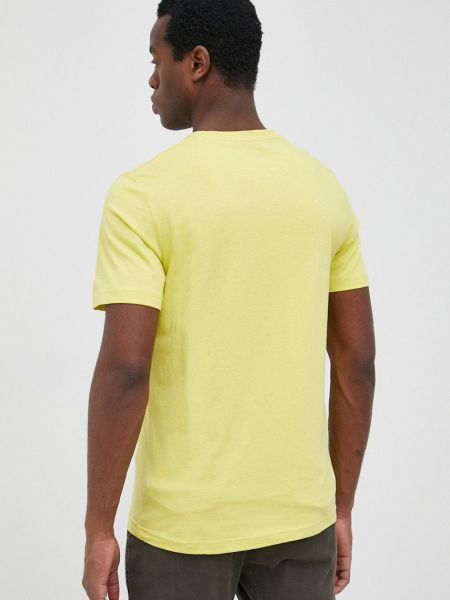 Bavlněné tričko s potiskem S.oliver žluté