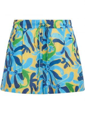 Abstrakte shorts mit print Marni blau