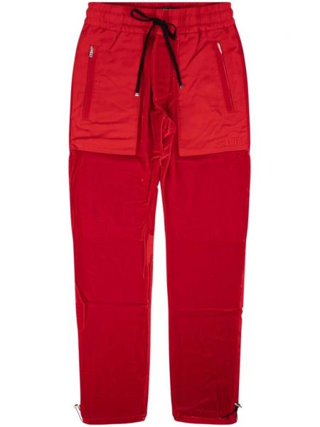 Кадифени спортни панталони Amiri червено