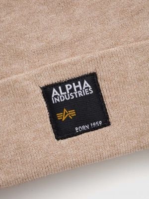 Čepice Alpha Industries béžový