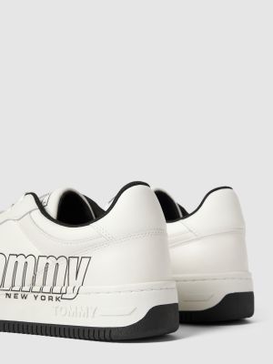 Sneakersy z nadrukiem Tommy Jeans białe
