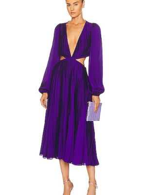 Длинное платье миди с длинными рукавами Rococo Sand, фиолетовое