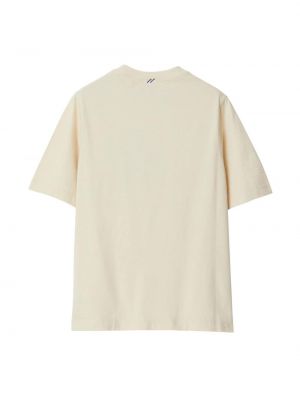 T-shirt en coton Burberry blanc