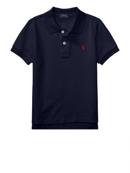 Örgü temel tişört Polo Ralph Lauren mavi