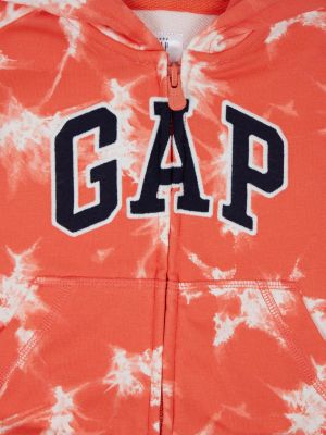 Batikovaná mikina Gap oranžová