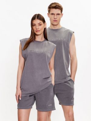 Marškinėliai oversize Iets Frans… pilka