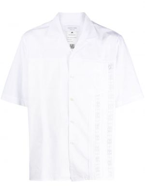 Lniana koszula Marine Serre biała