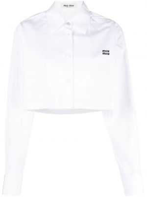 Marškiniai Miu Miu balta