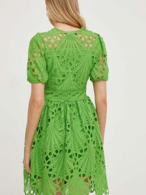 Mini šaty Answear Lab zelené