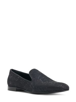 Pantofi loafer din jacard Versace negru