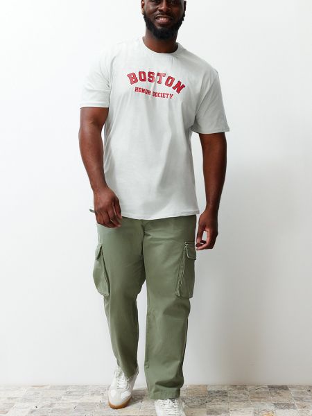 „cargo“ stiliaus kelnės su kišenėmis Trendyol chaki