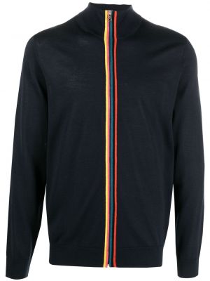 Merino ull sweatjakke Paul Smith blå