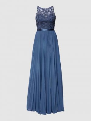 Sukienka wieczorowa Luxuar niebieska