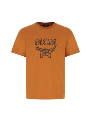 T-shirt Mcm, brązowy