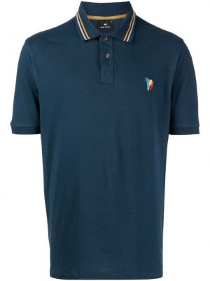 Siuvinėtas polo marškinėliai Ps Paul Smith mėlyna