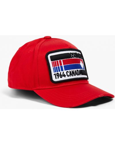 Cappello con visiera Dsquared2, rosso