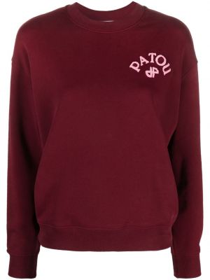 Sweatshirt aus baumwoll Patou rot