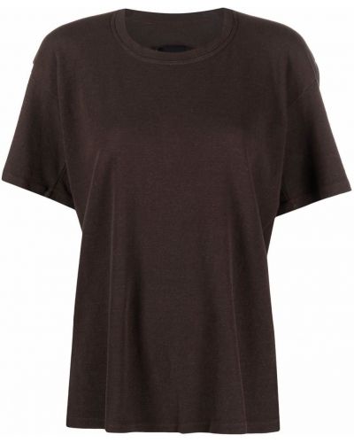 Camiseta de cuello redondo Proenza Schouler marrón