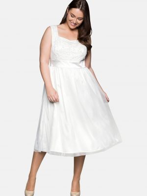 Вечерна рокля Sheego бяло