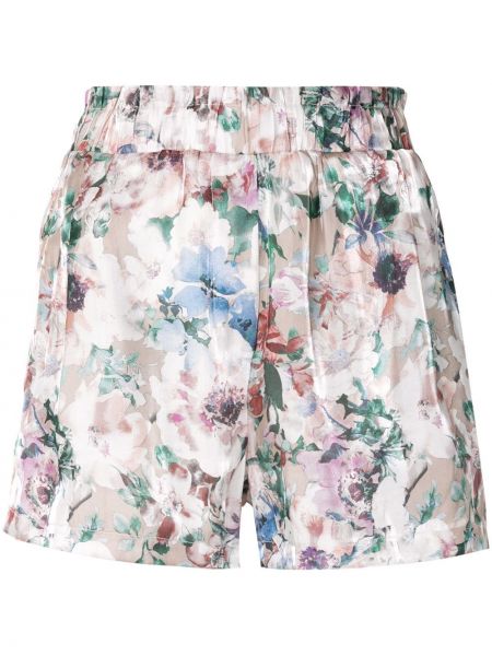 Pantalones cortos ajustados de flores Haculla rosa